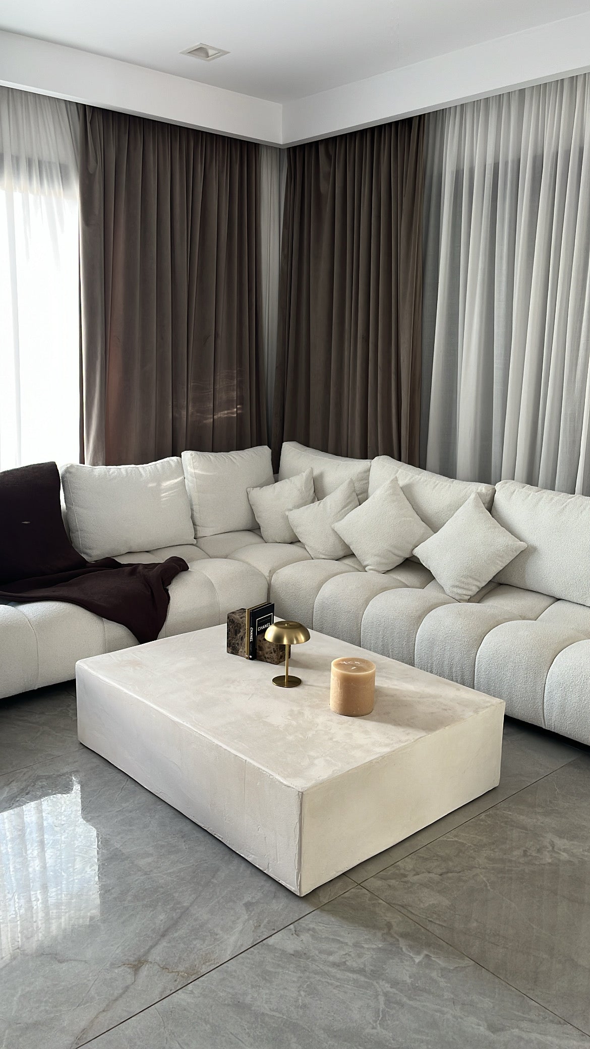 Luma Microconcrete Coffee Table