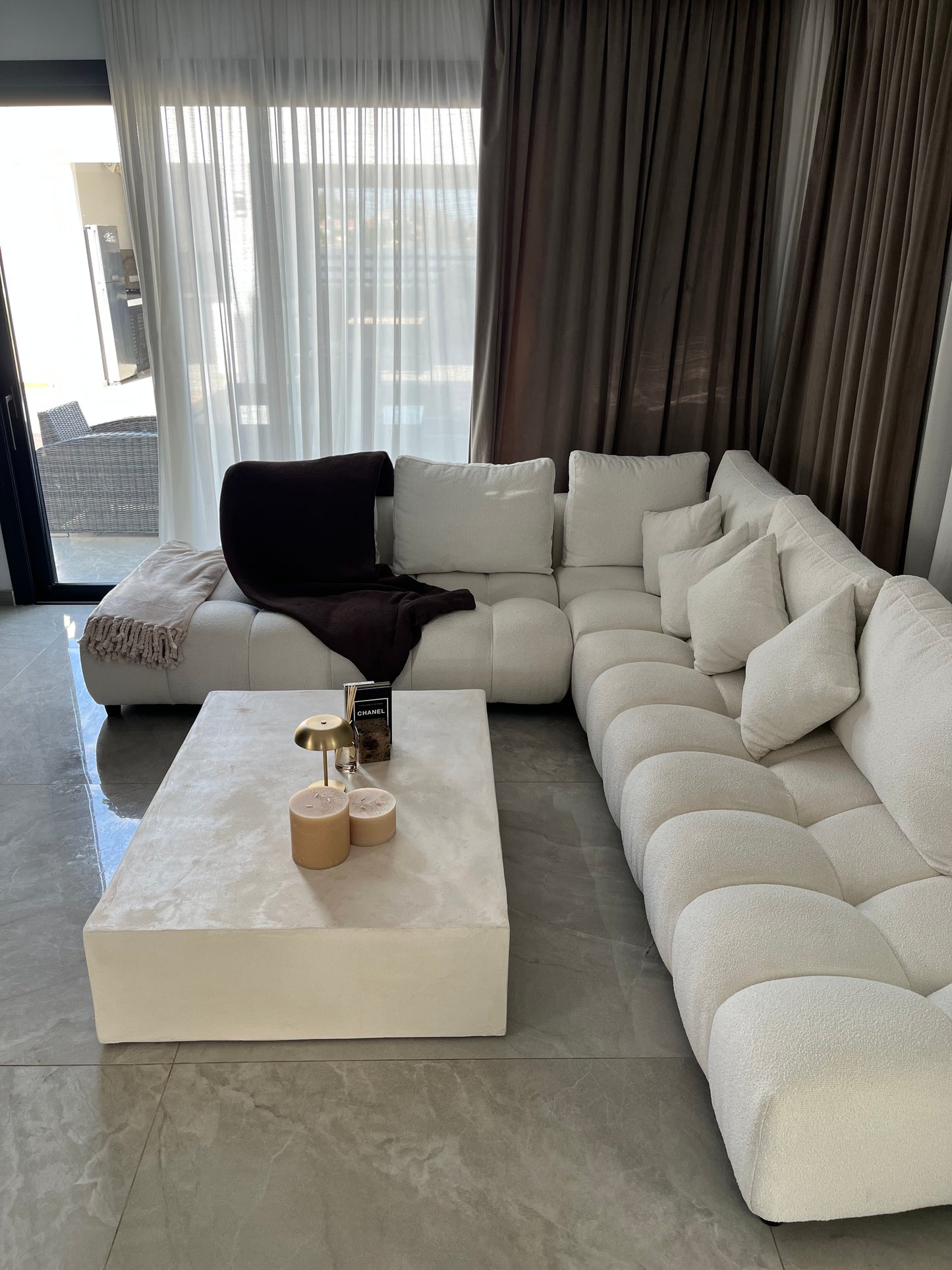 Luma Microconcrete Coffee Table